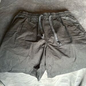 American Eagle Black Khaki chino Shorts